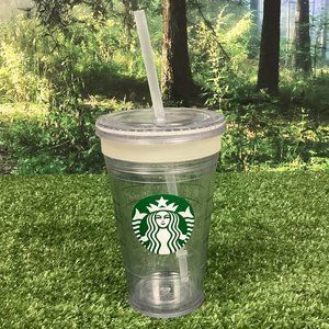 Starbucks Clear Acrylic Tumbler Cup 16 oz
